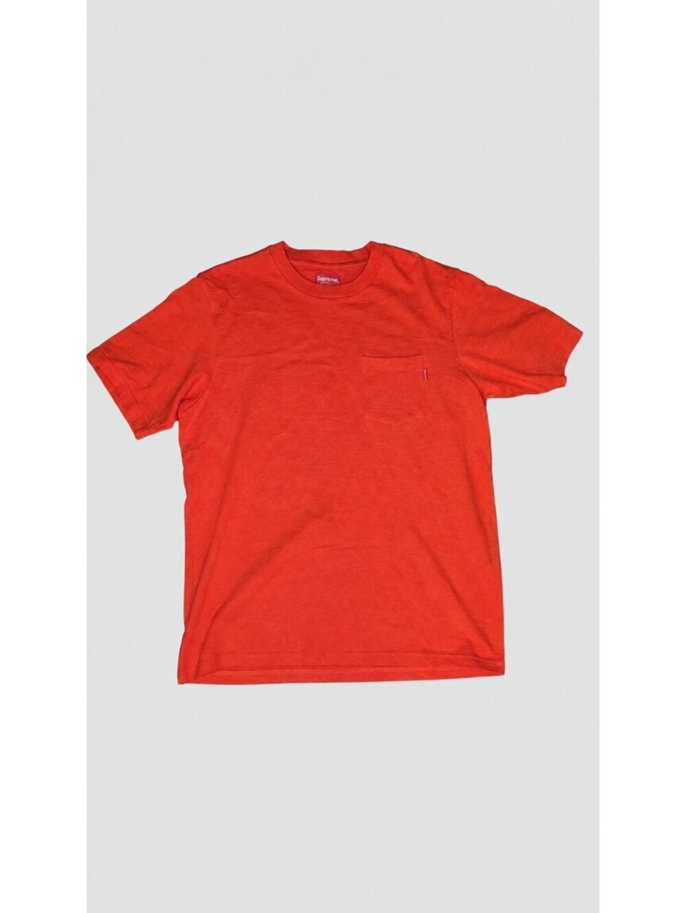 Supreme S/S Pocket Tee Orange SS25 Size M